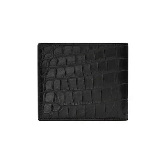 🖤SAINT LAURENT🖤Crocodile-Embossed Leather Wallet - Picture 5 of 15